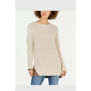 Style & Co Sweater Cable Tunic Beige Size Small